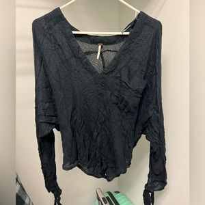 Black Free People Top - Size L